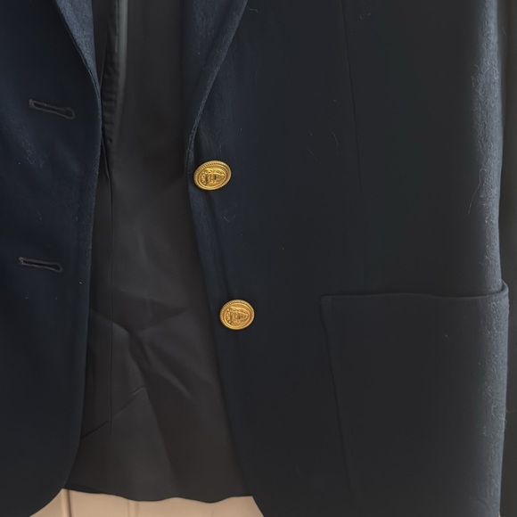 Young Pendleton Dark Navy Blue Wool Blazer Jacket EUC Size 5-6 - Picture 2 of 5